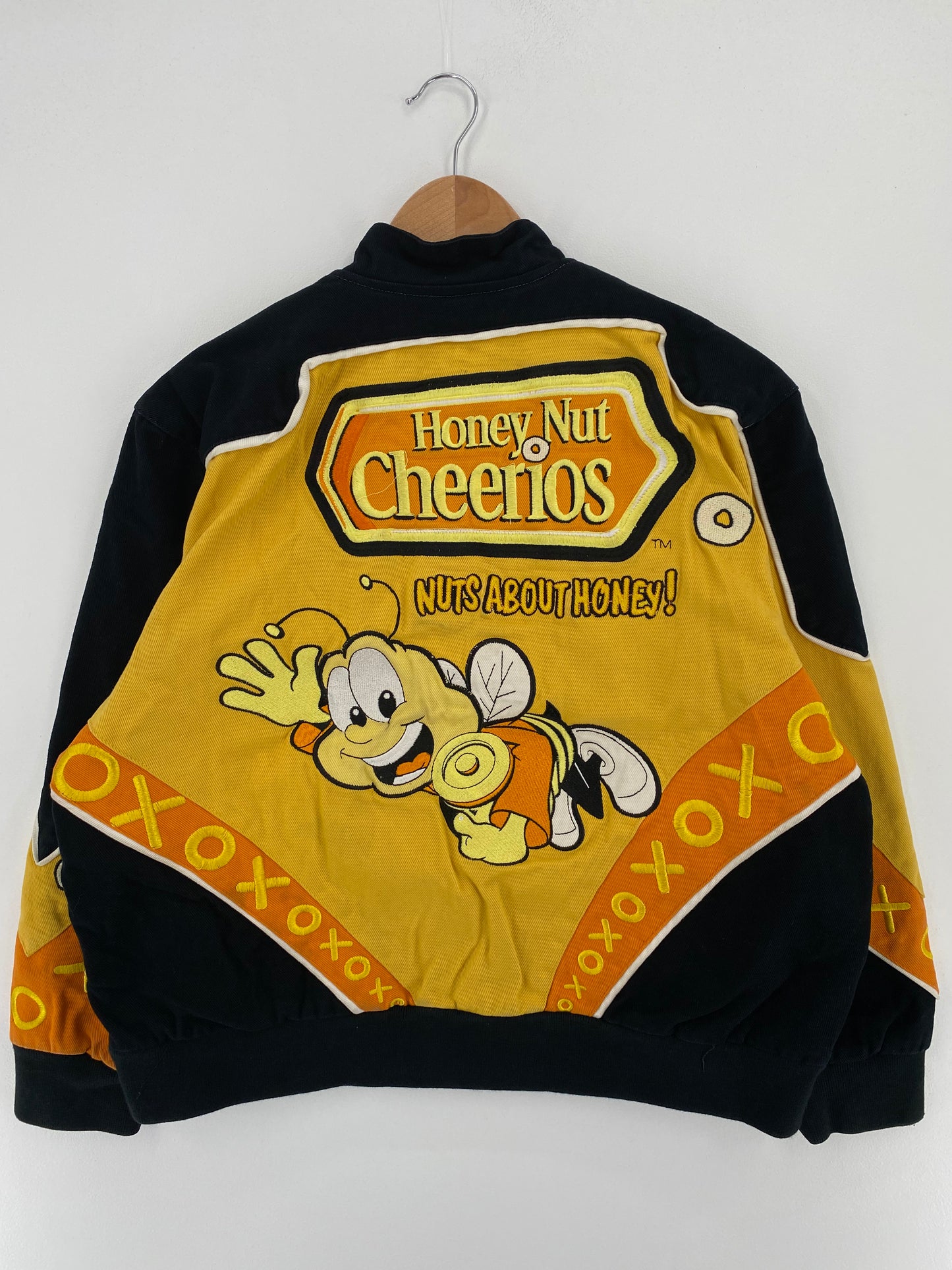 Vintage HONEY NUT CHEERIOS Size Boys XXL Racing Jacket / A3066
