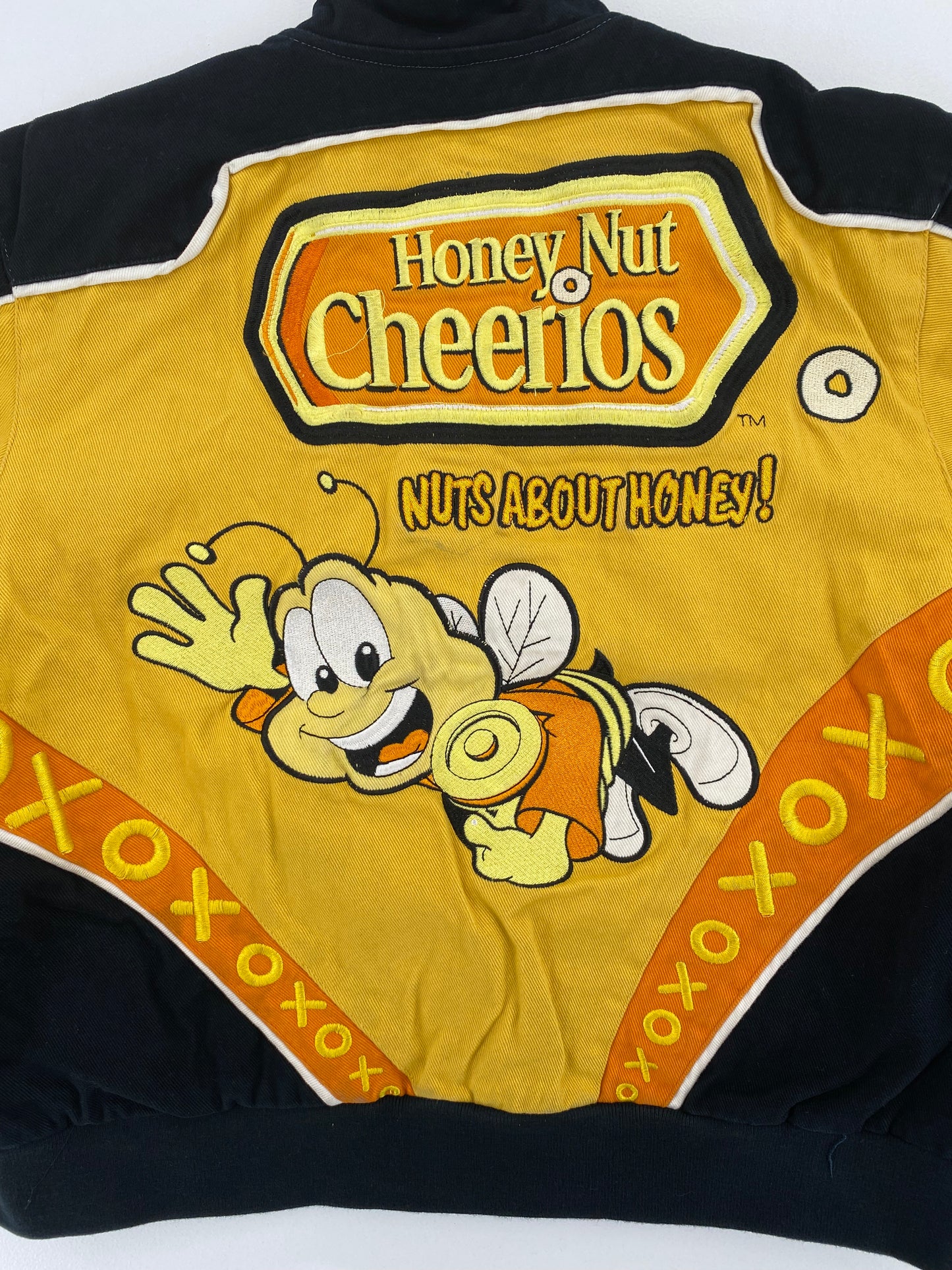 Vintage HONEY NUT CHEERIOS Size Boys XXL Racing Jacket / A3066