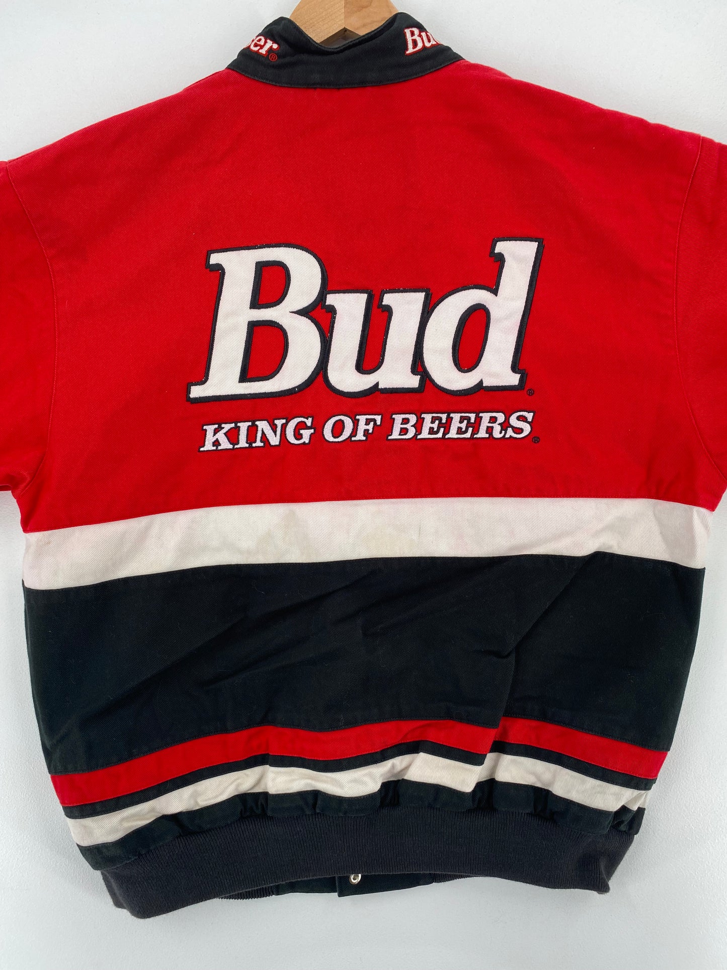 Vintage NASCAR DALE EARNHARDT JR x BUD WEISER Size M Racing Jacket / A3068