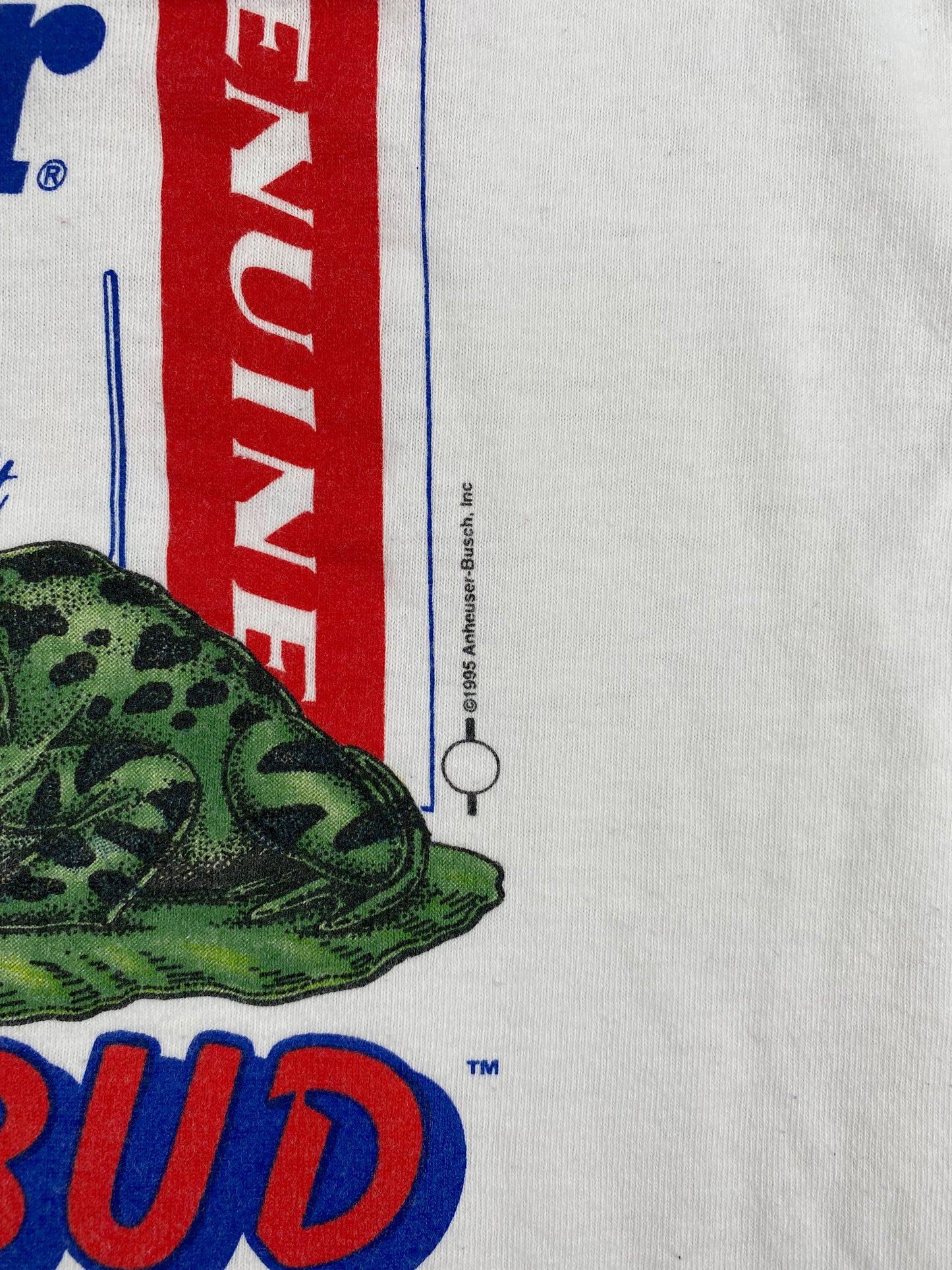 1995 BUDWEISER Size L Vintage T-Shirt / A3081