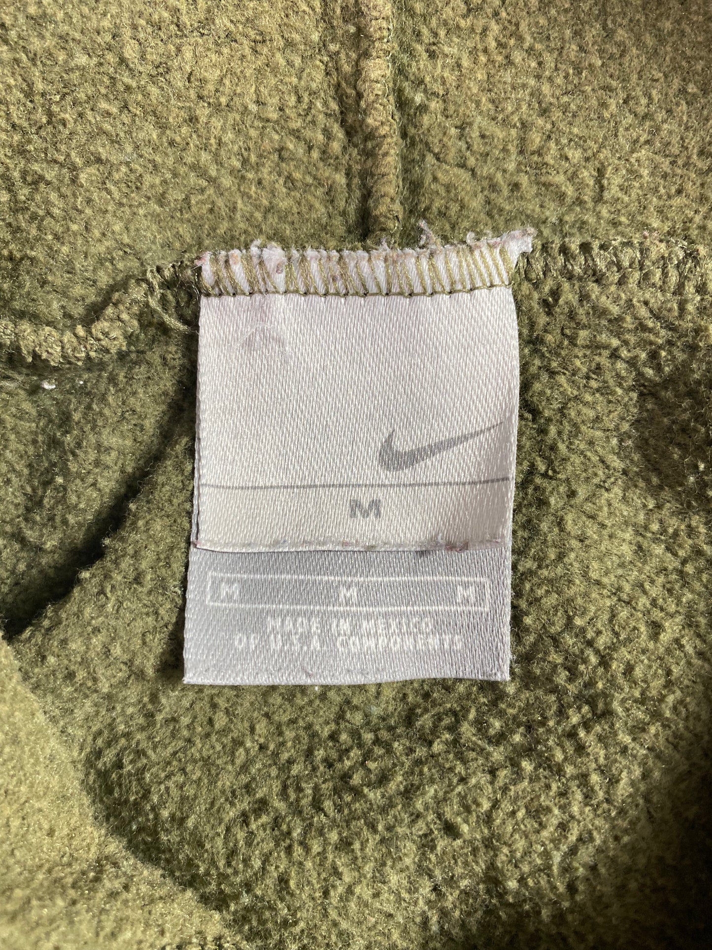 00' NIKE CENTER SWOOSH Size M Vintage Hoodie Sweat-shirt / A3090