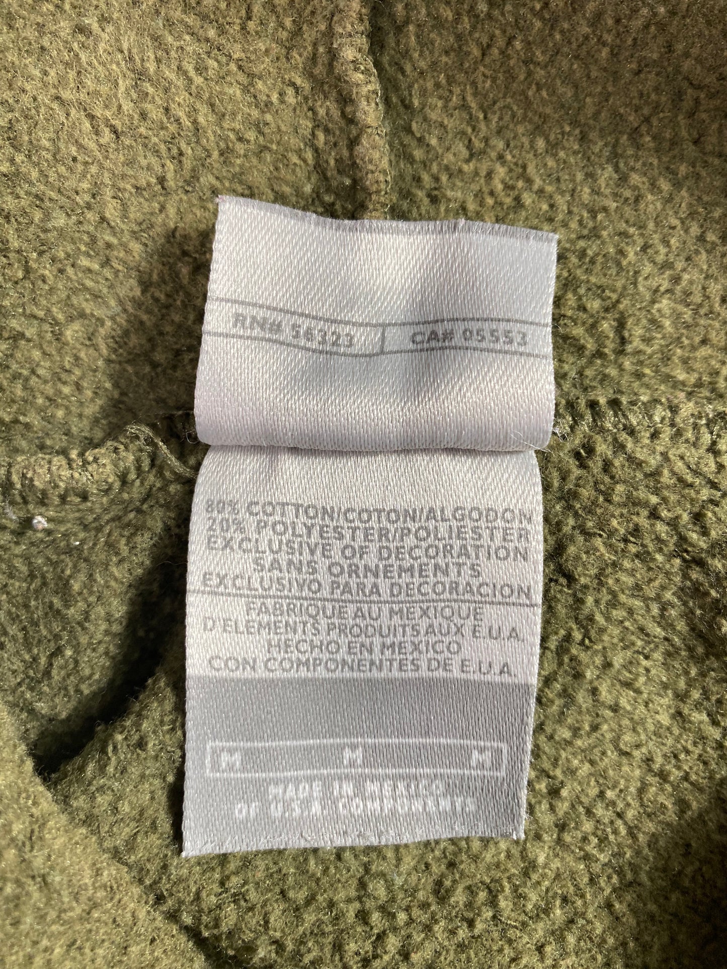 00' NIKE CENTER SWOOSH Size M Vintage Hoodie Sweat-shirt / A3090