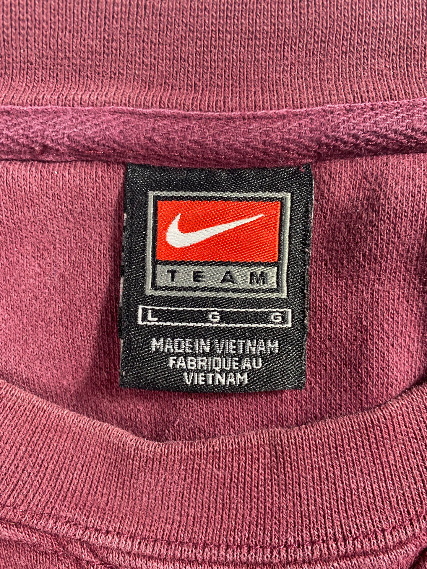 00' NIKE TEXAS A&M Size L Vintage College Sweat-shirt / A3094