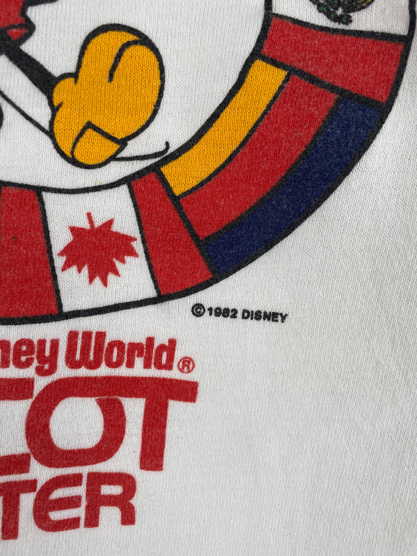 1982 DISNEY MICKEY EPCOT CENTER Made in USA Size XL Vintage Sweat-shirt / E2363S