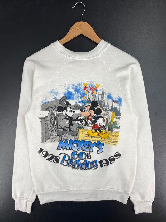1988 DISNEY MICKEY Made in USA Size M Vintage Sweat-shirt / A3098