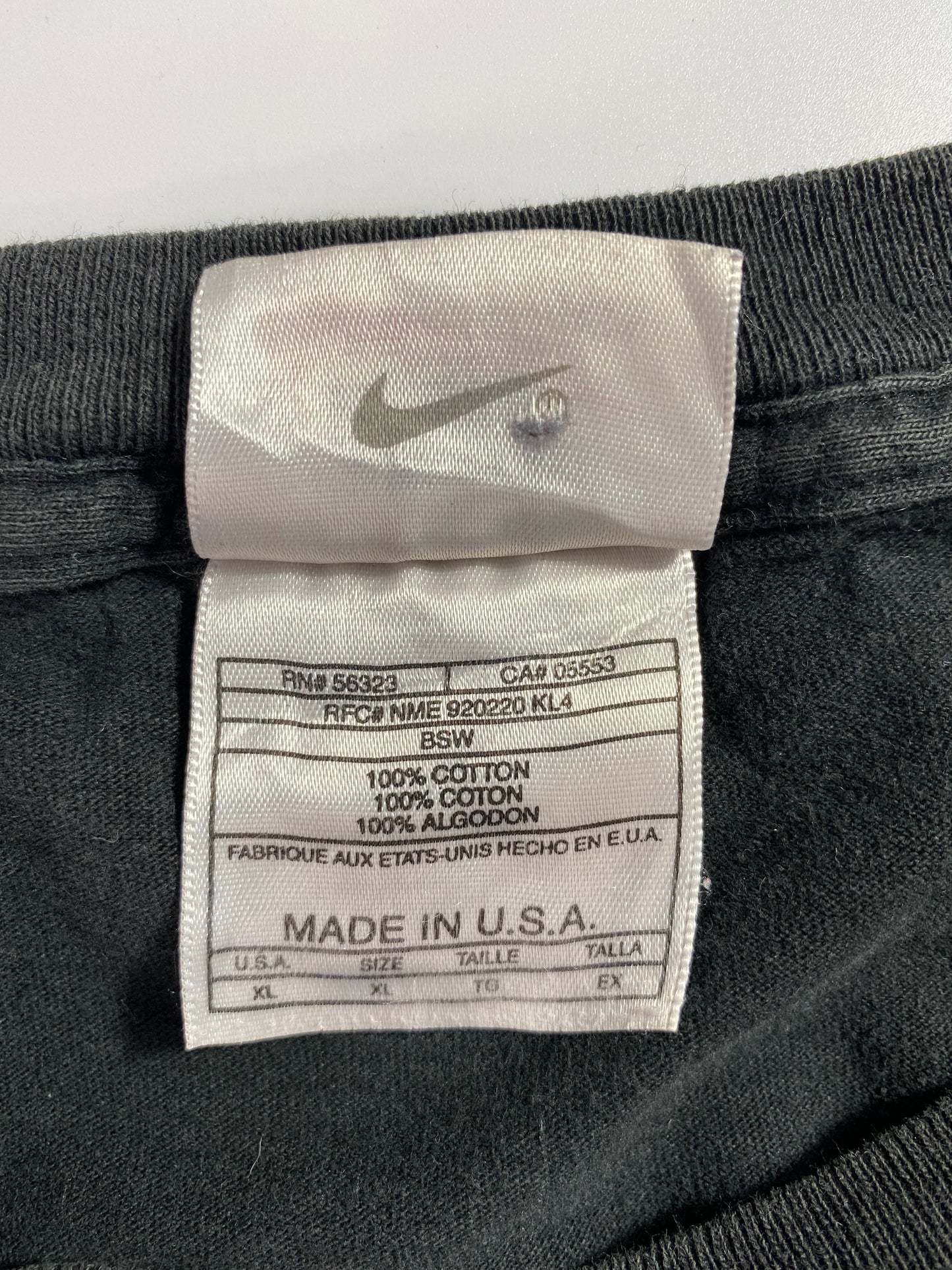 90's NIKE Made in USA Size XL Vintage T-Shirt / A3113