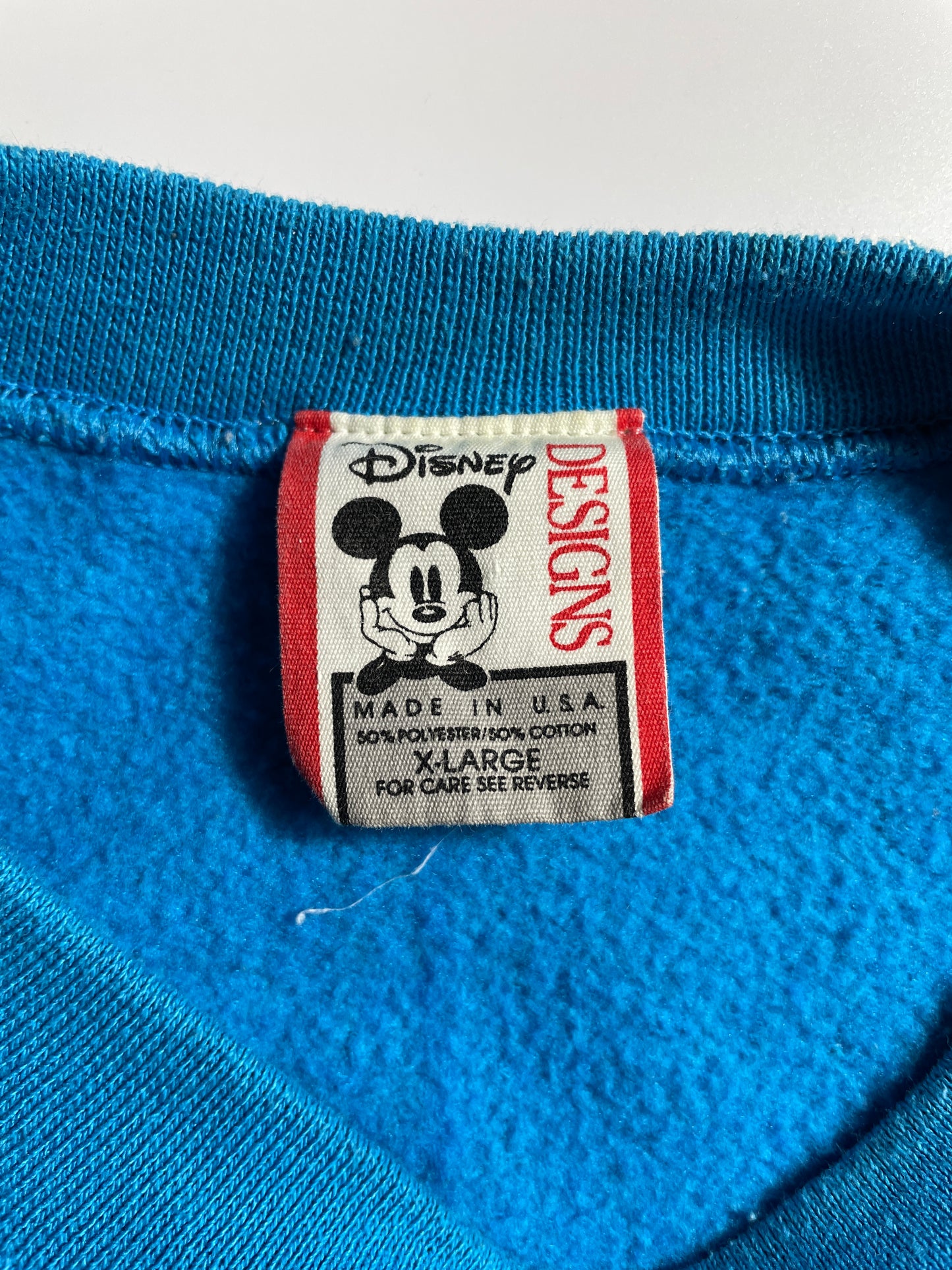 1995 DISNEY MICKEY Made in USA Size XL Vintage Sweat-shirt / E2476S