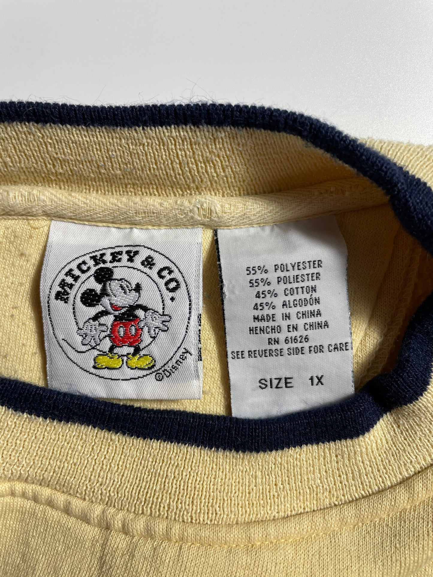90's DISNEY MICKEY Size XL Vintage Sweat-shirt / E2477S