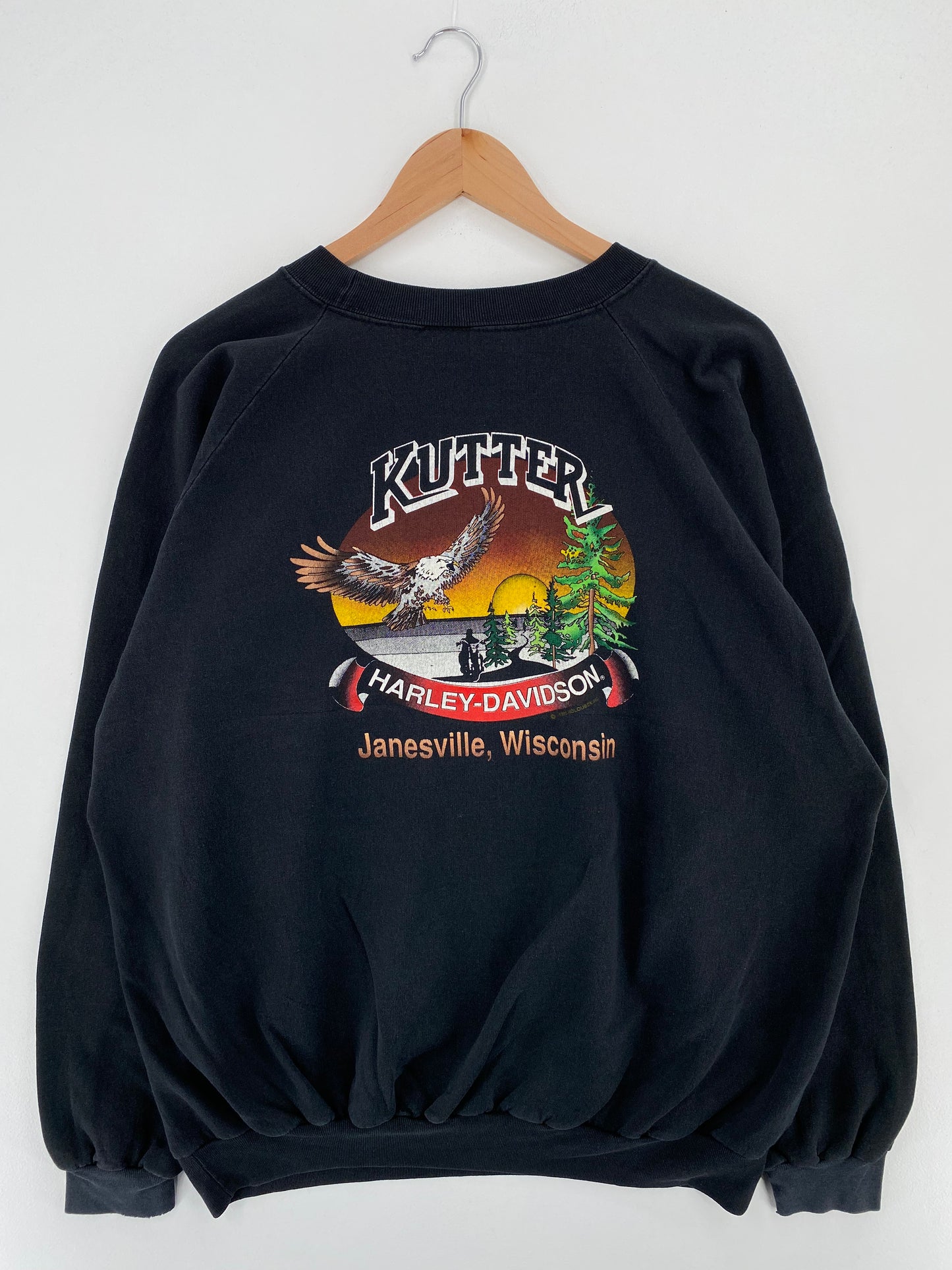 1991 HARLEY DAVIDSON Made in USA Size XXL Vintage Sweat-shirt / A3183