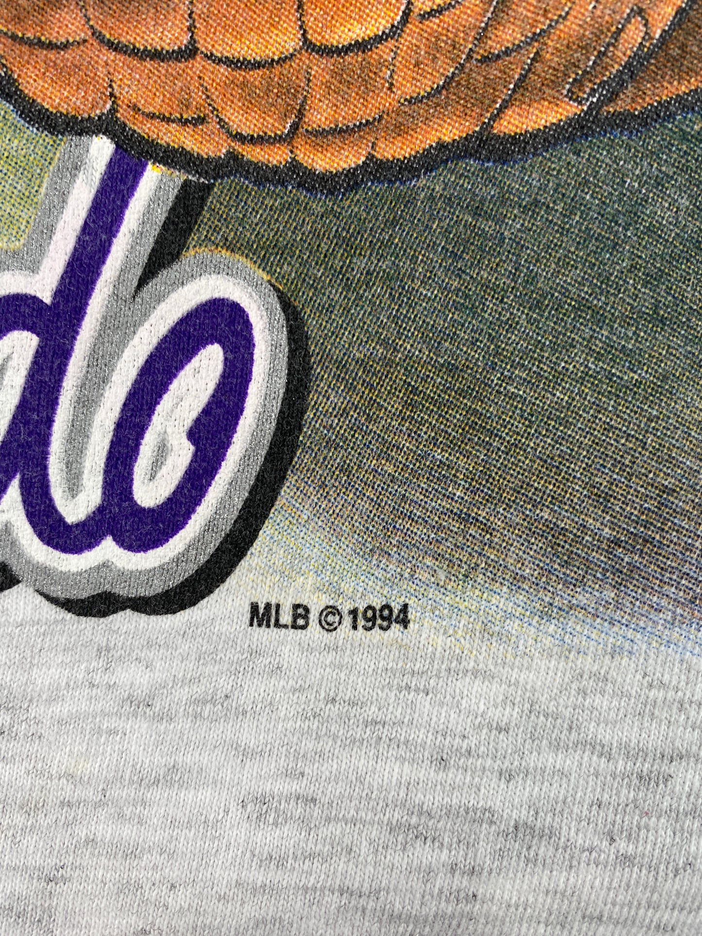 1994 SALEM x COLORADO ROCKIES Made in USA Size L Vintage MLB T-Shirt / A8138