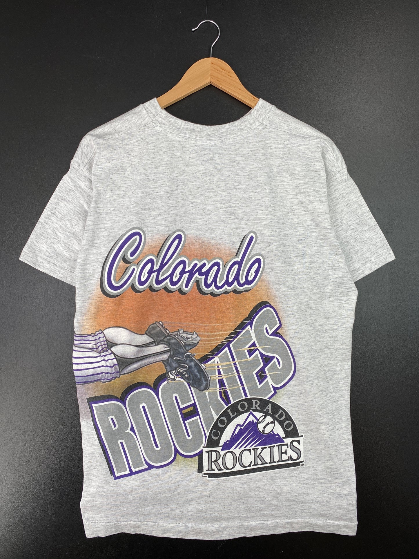 1994 SALEM x COLORADO ROCKIES Made in USA Size L Vintage MLB T-Shirt / A8138