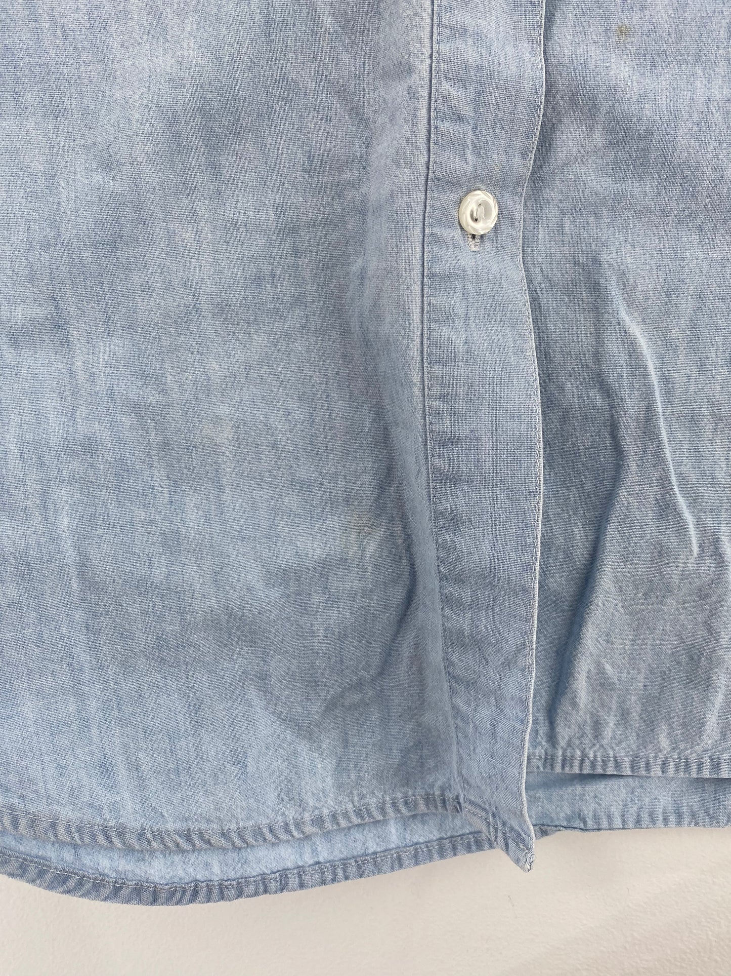 00' DISNEY WINNIE THE POOH Size L Vintage Button-Down Shirt / A2283