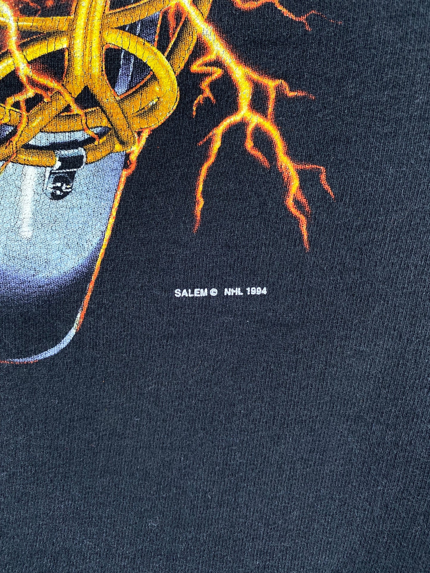 1994 SALEM x PITTSBURGH PENGUINS Made in USA Size XL Vintage NHL Sweat-Shirt / A3359