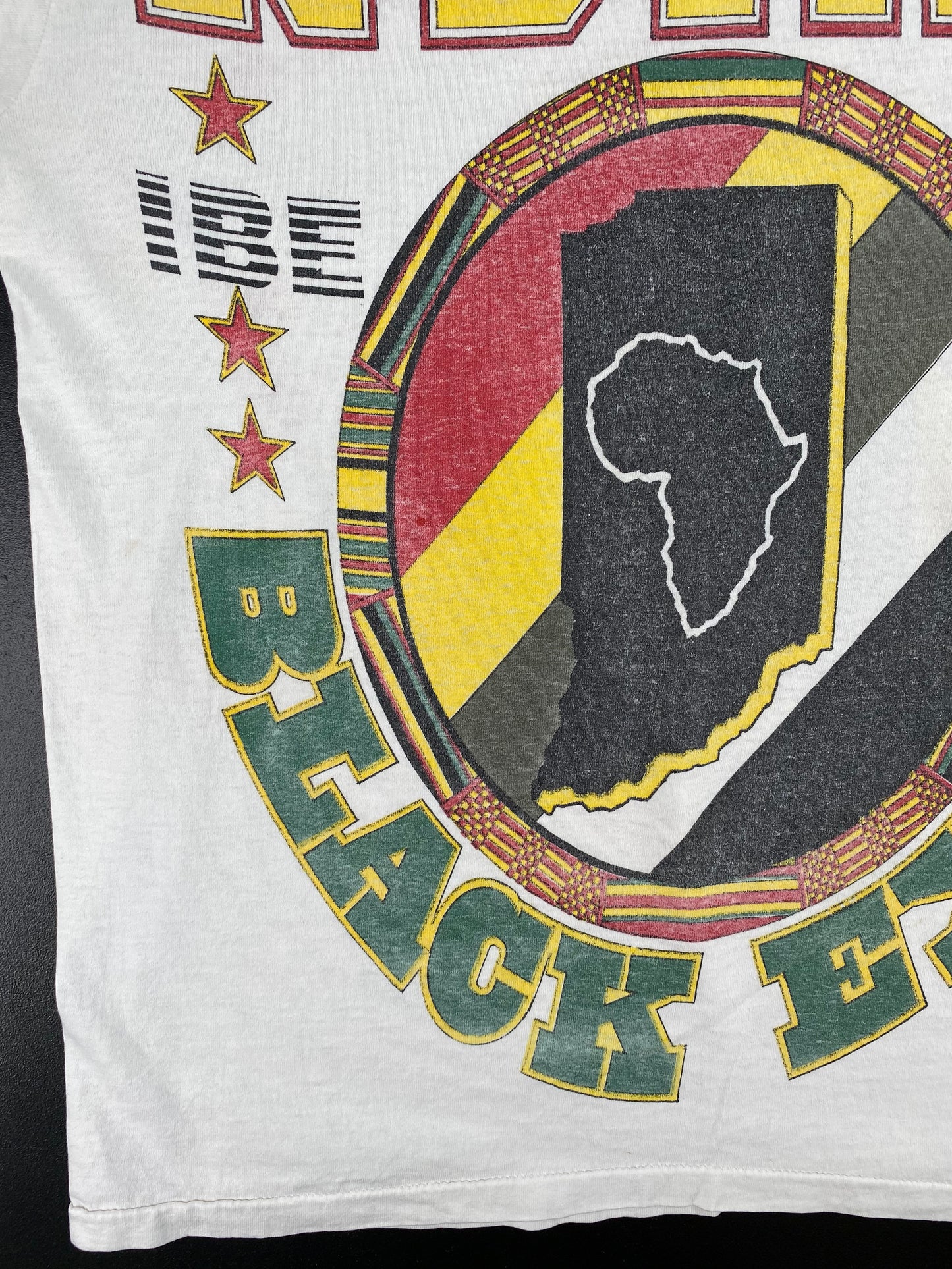 90's INDIANA BLACK EXPO Size L Vintage T-Shirt / A3370