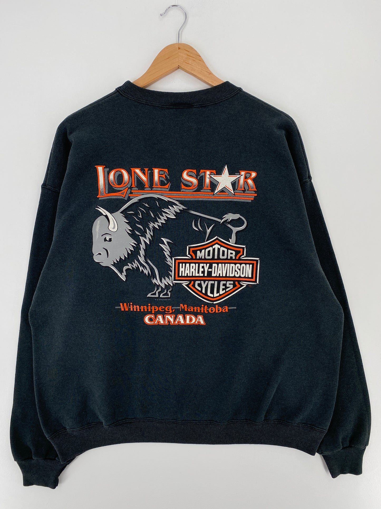 1995 HARLEY DAVIDSON Made in USA Size XXL Vintage Sweat-shirt / A3433