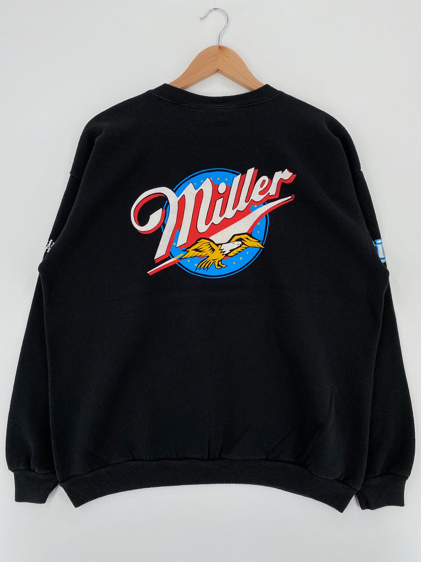 90's NASCAR RUSTY WALLACE Made in USA Size XL Vintage Racing Sweat-Shirt / A2975