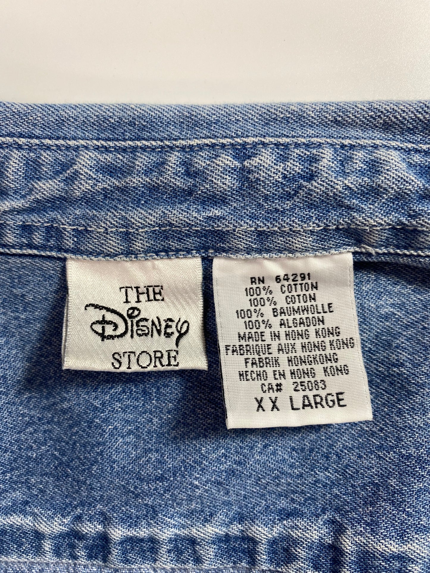 00' DISNEY TIGGER Size XXL Vintage Button-Down Shirt / A3163