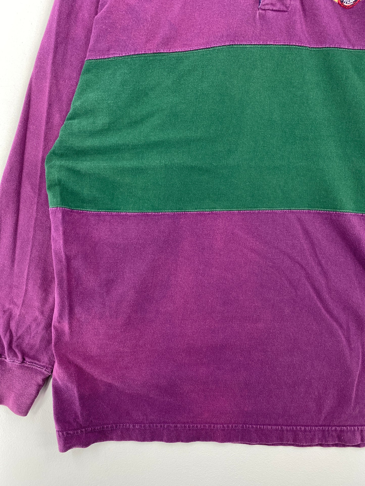 .90's CHAPS RALPH LAUREN Size L Vintage Rugby-Shirts / A9313