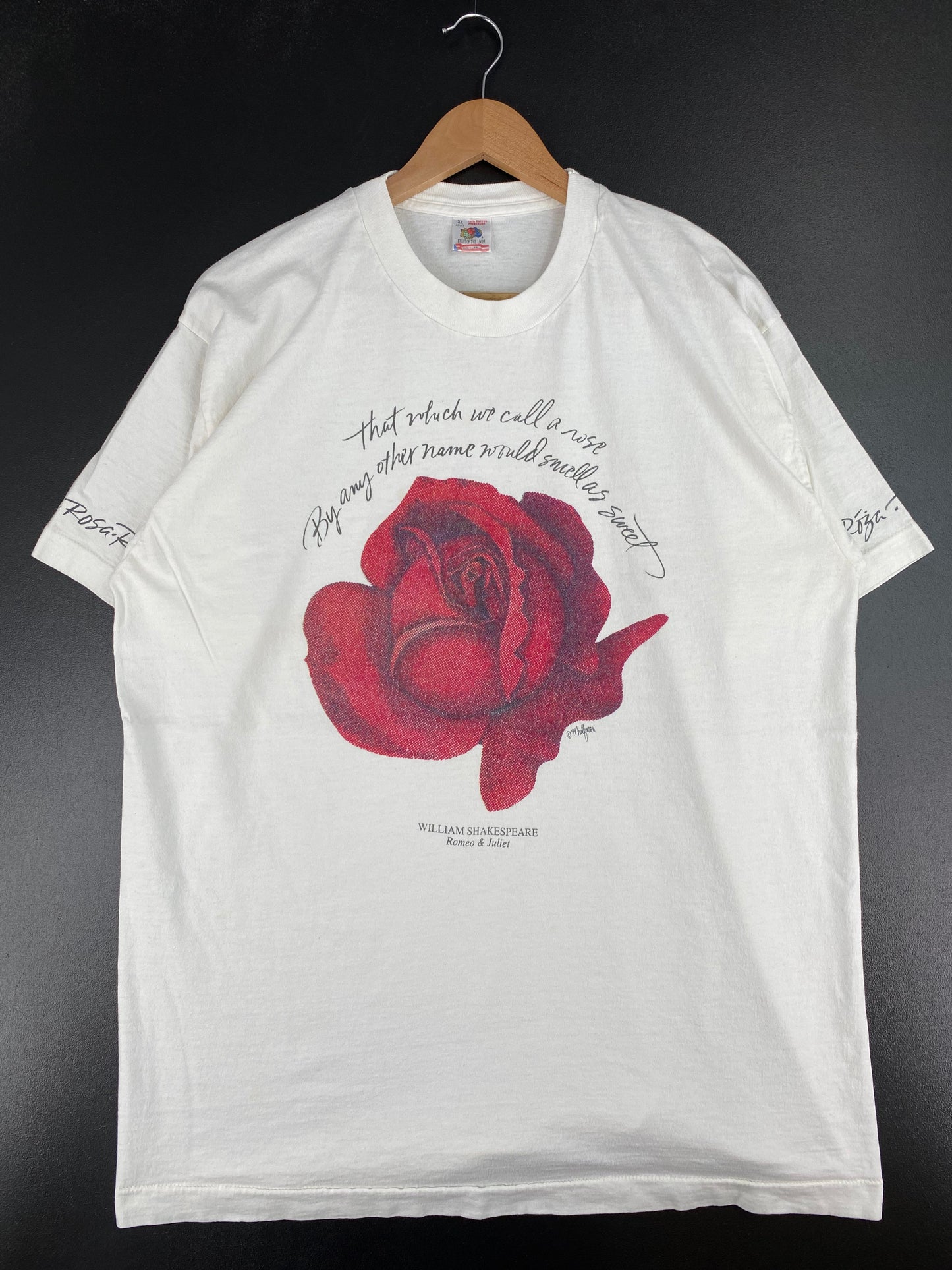 1994 ROMEO & JULIET ROSE Made in USA Size XL Vintage T-Shirt / E5040T