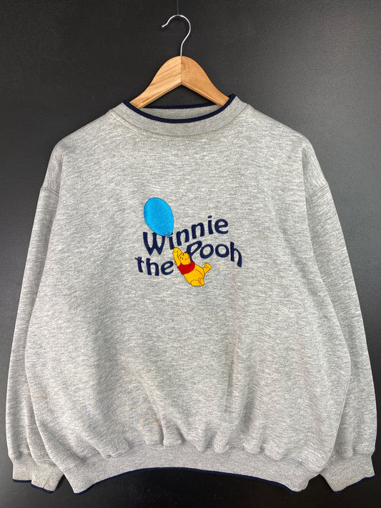 00’s DISNEY WINNIE THE POOH Size Ladies XXL Vintage Sweat-shirt / A9335