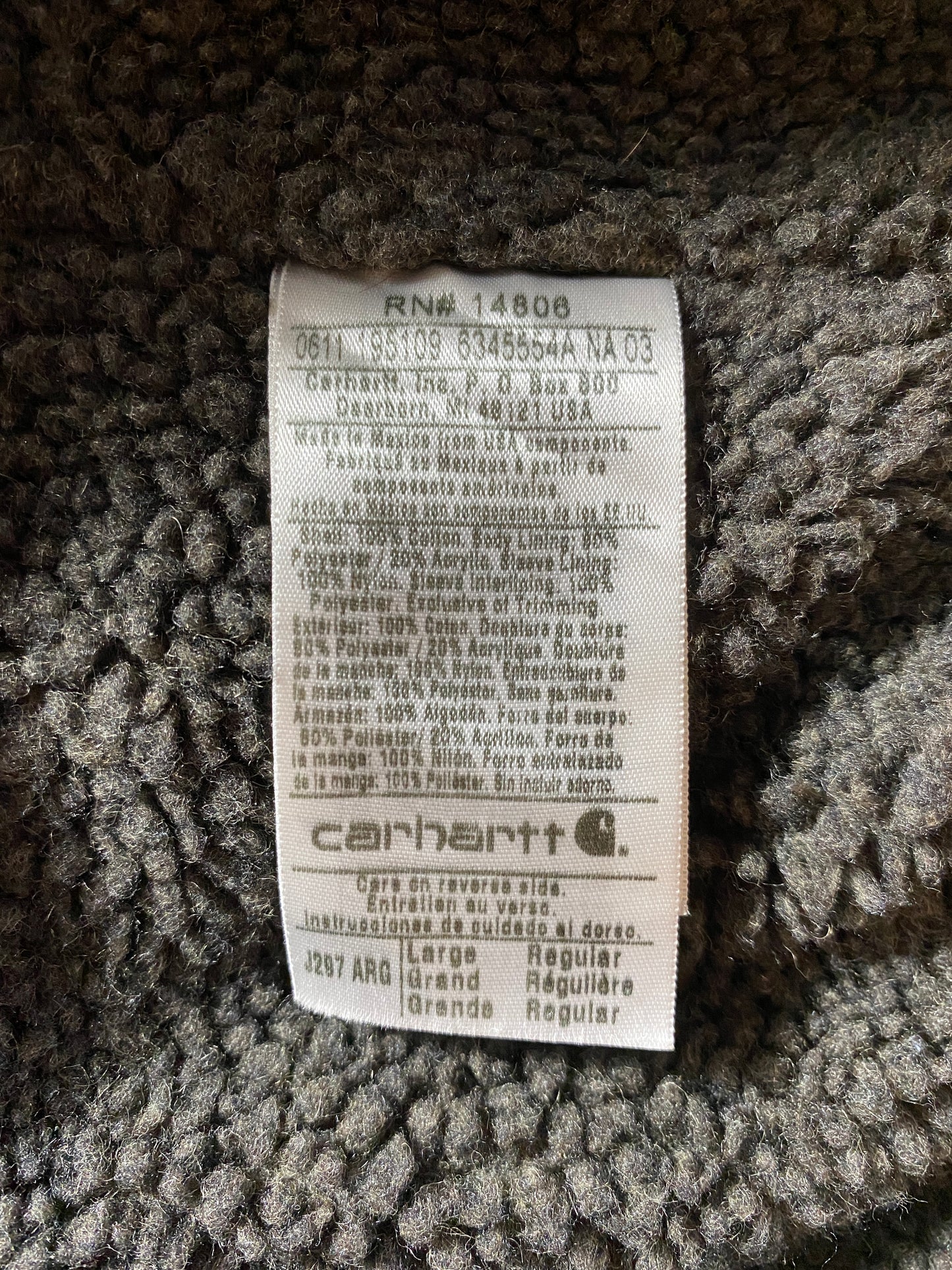 Vintage CARHARTT Size L Duck Jacket / A9346