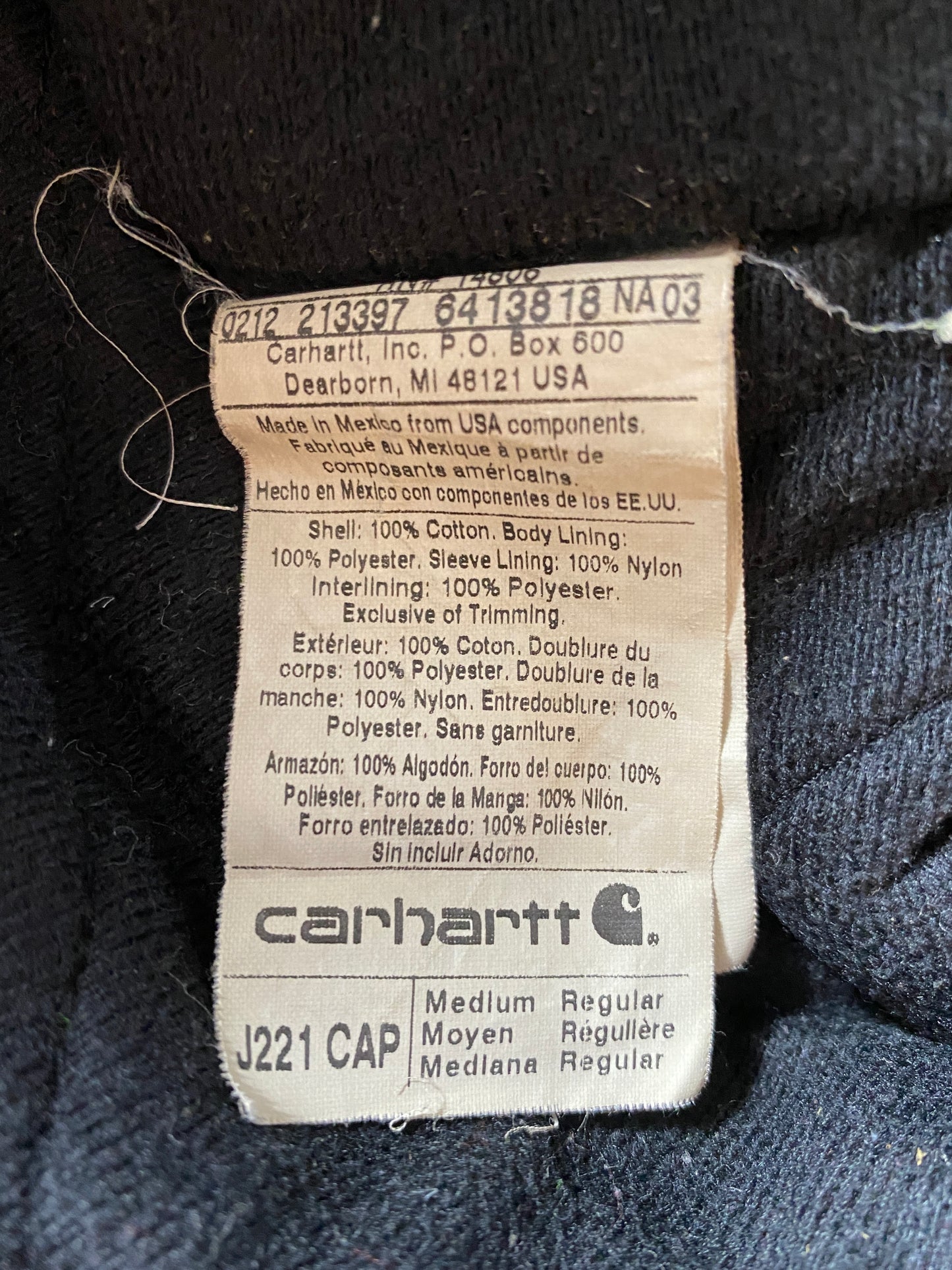 Vintage CARHARTT Size M Duck Jacket / A9349