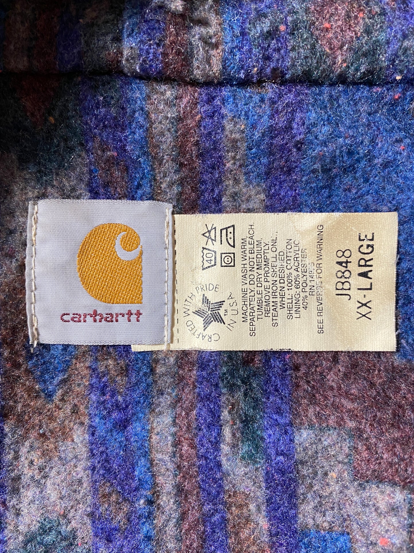90's CARHARTT Made inUSA Size XXL Vintage Duck Jacket / A9351