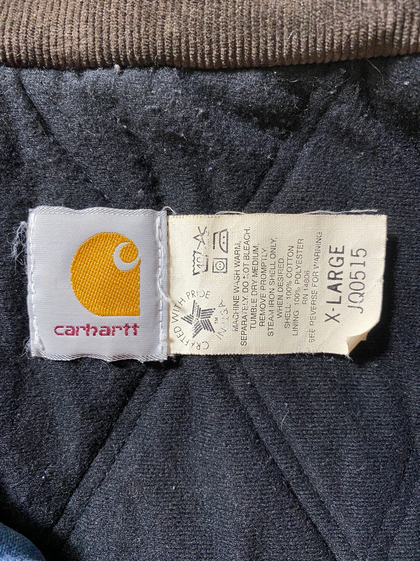 90's CARHARTT Made in USA Size XL Vintage Duck Jacket / A9352