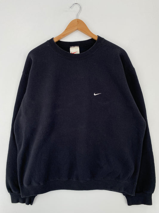 90’s NIKE MINI SWOOSH Size XL Vintage Sweat-shirt / A9373