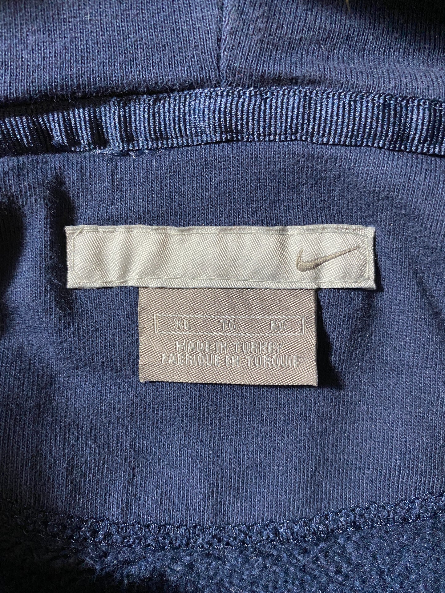 00' NIKE MINI SWOOSH Size XL Vintage Hoodie Sweat-shirt / A9376