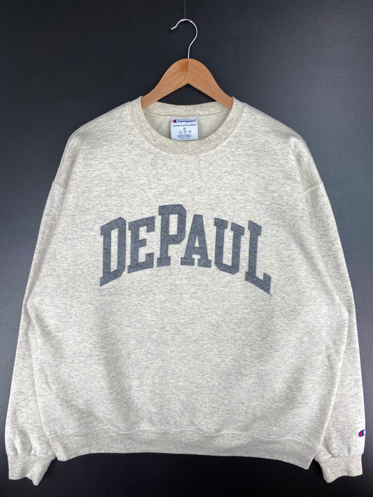 Vintage DEPAUL Size XL College Sweat-Shirt / A3310