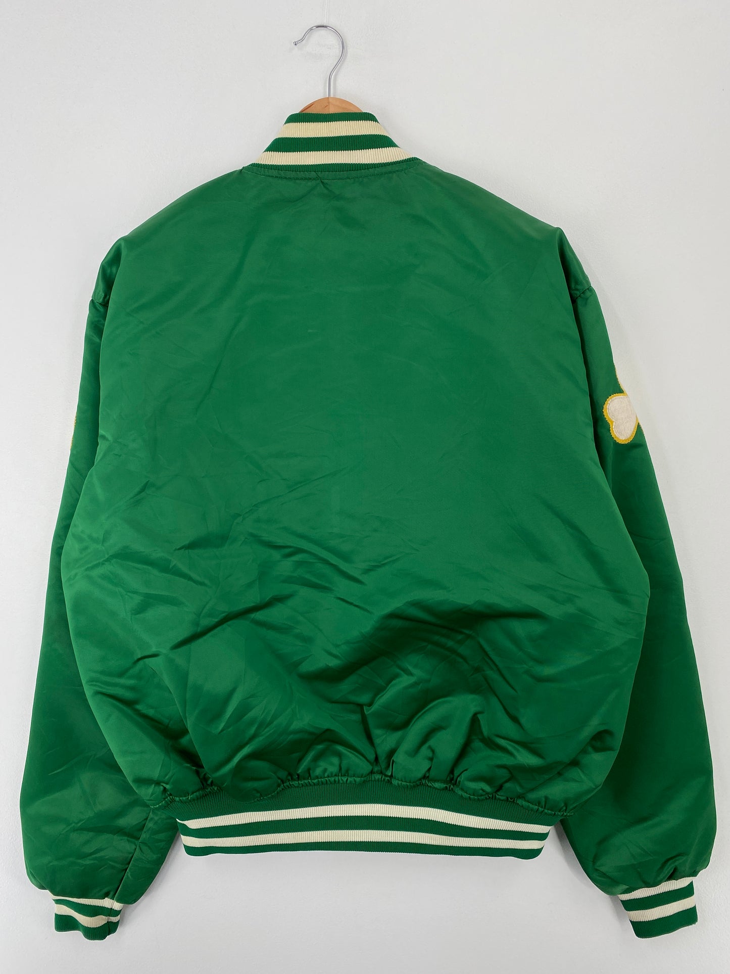 90’s STARTER x CELTICS Made in USA Size XL Vintage NBA Button down Nylon Jacket / A9451