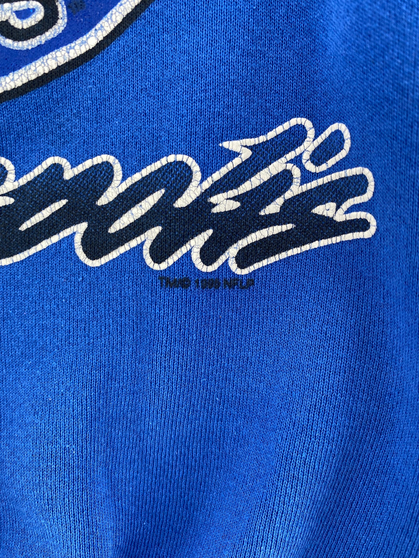 1995 INDIANAPOLIS COLTS Size No Tag (Approx.XL) Vintage NFL Sweat-Shirt / A3318