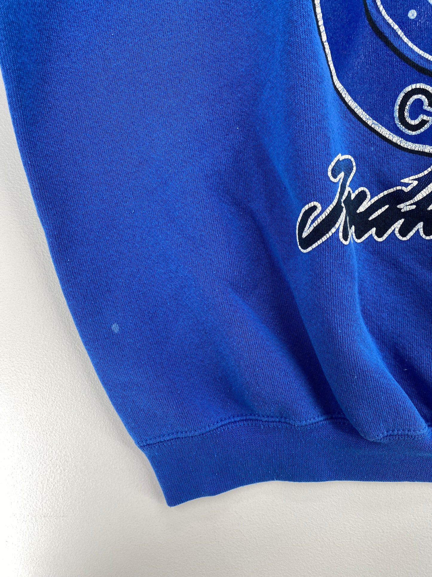 1995 INDIANAPOLIS COLTS Size No Tag (Approx.XL) Vintage NFL Sweat-Shirt / A3318