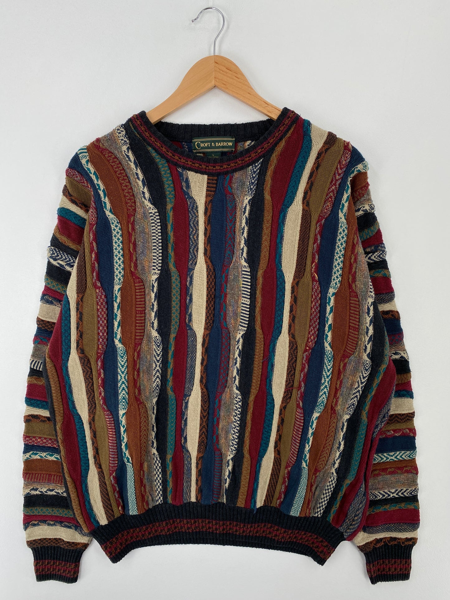 Vintage 3D COOGI- Style Size L Knit Sweater / A9501