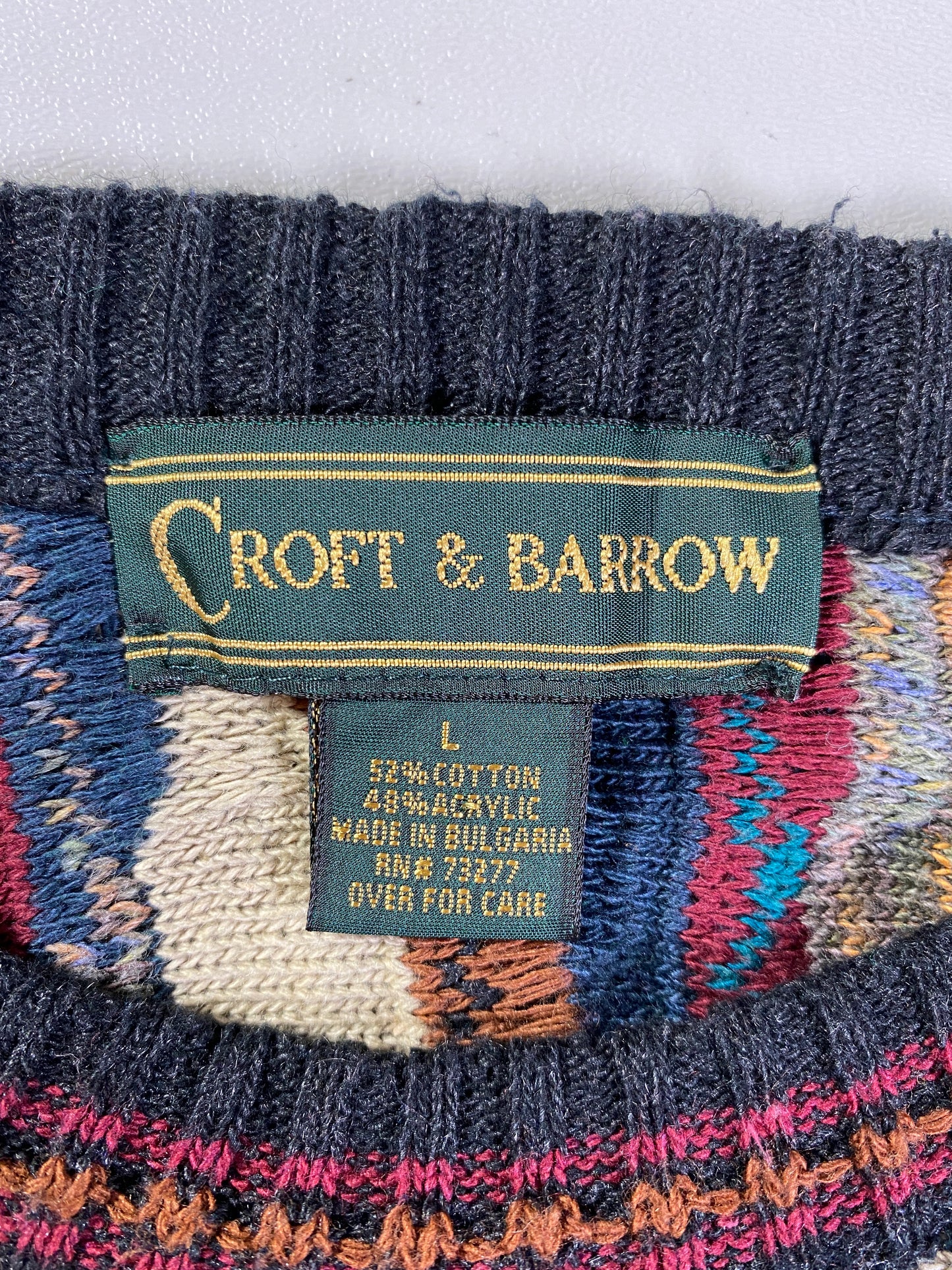 Vintage 3D COOGI- Style Size L Knit Sweater / A9501