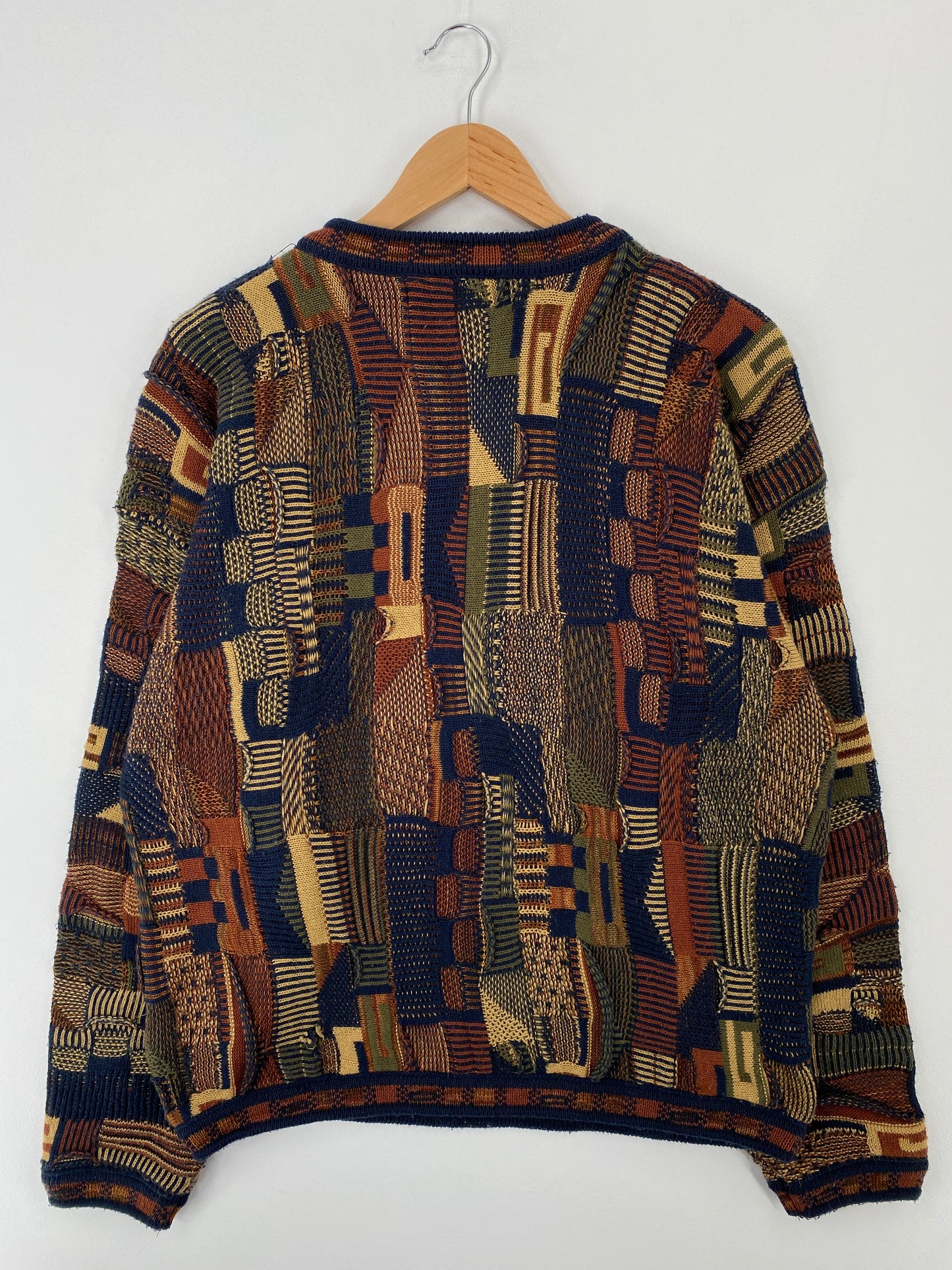 Vintage 3D COOGI- Style Made in USA Size L Knit Sweater / A9502