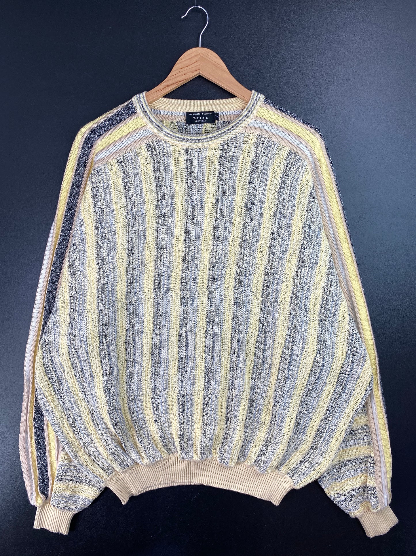 Vintage 3D COOGI- Style Size XXXL Knit Sweater / A9506