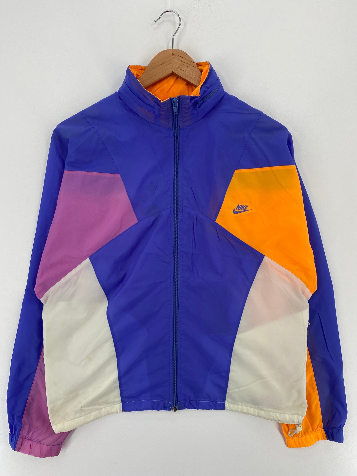 90's NIKE Silver Tag Size Ladies.M Vintage Nylon Jacket / E4440N