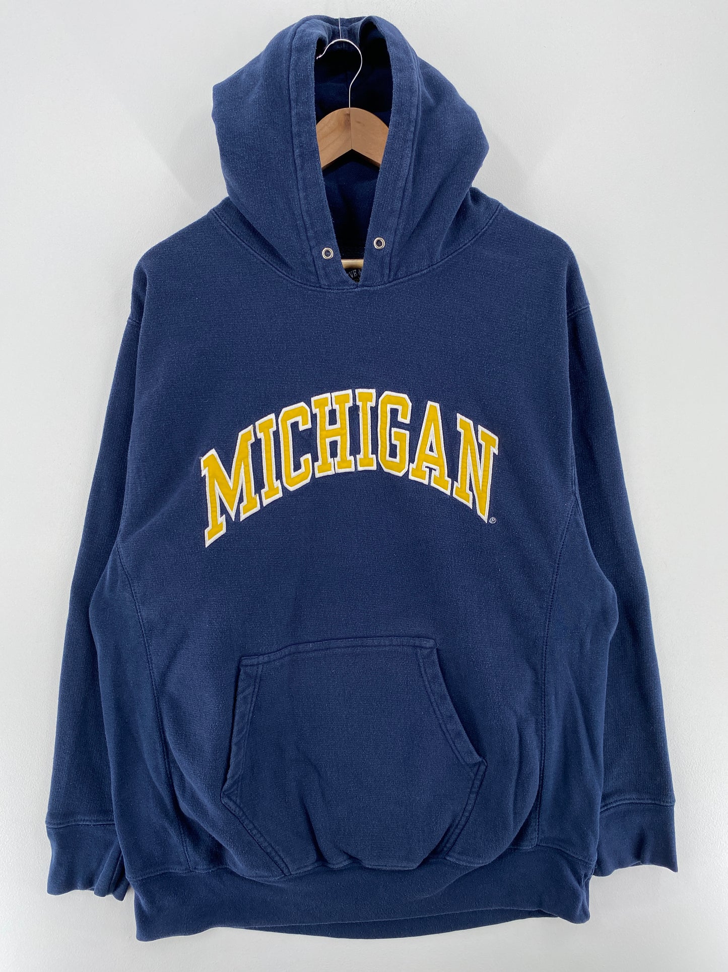 Vintage MICHIGAN Size XL College Hoodie Sweat-Shirt / A3476