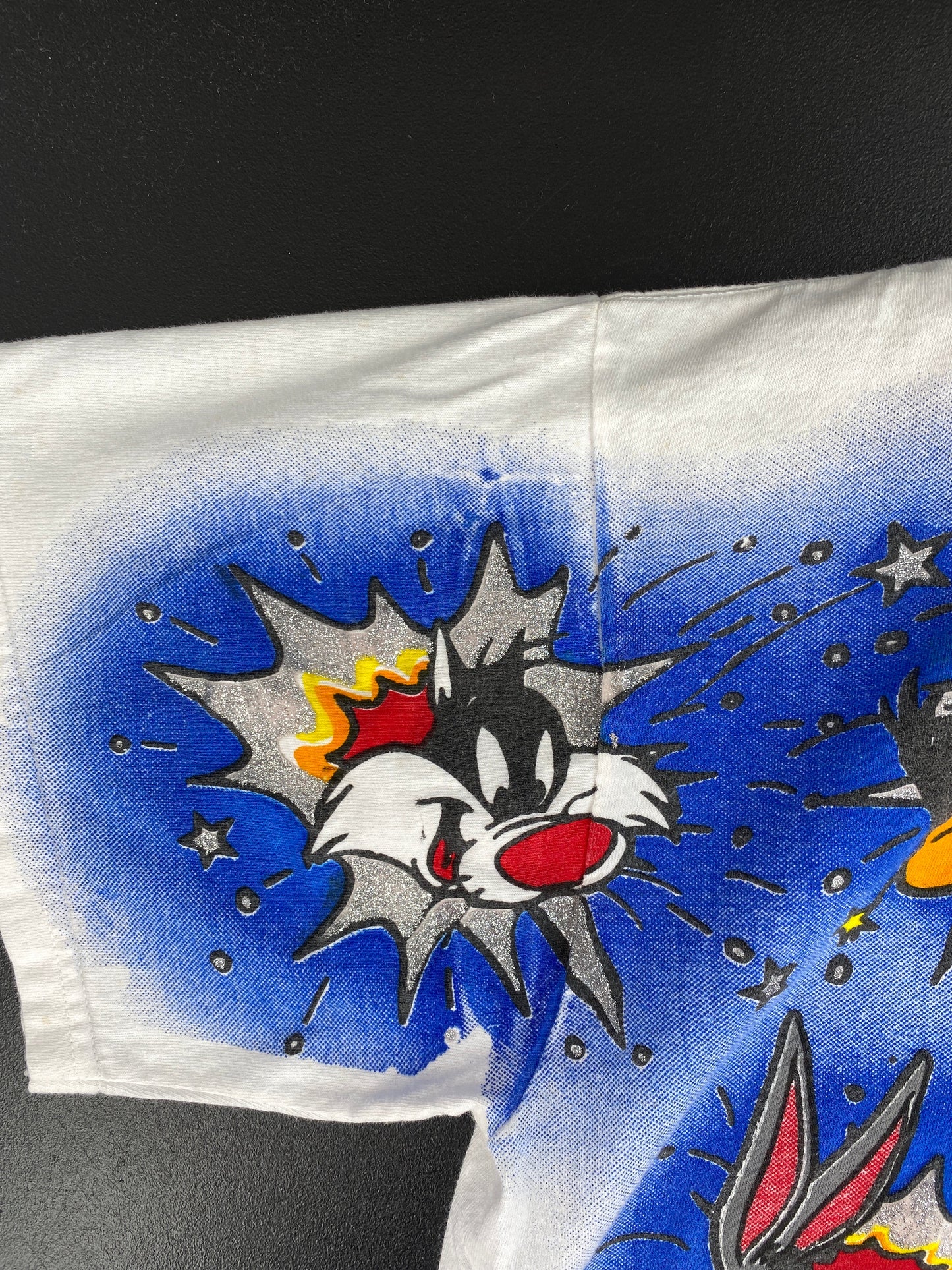 1995 LOONEY TUNES TWEETY USA Size L Vintage T-Shirt / E5077T