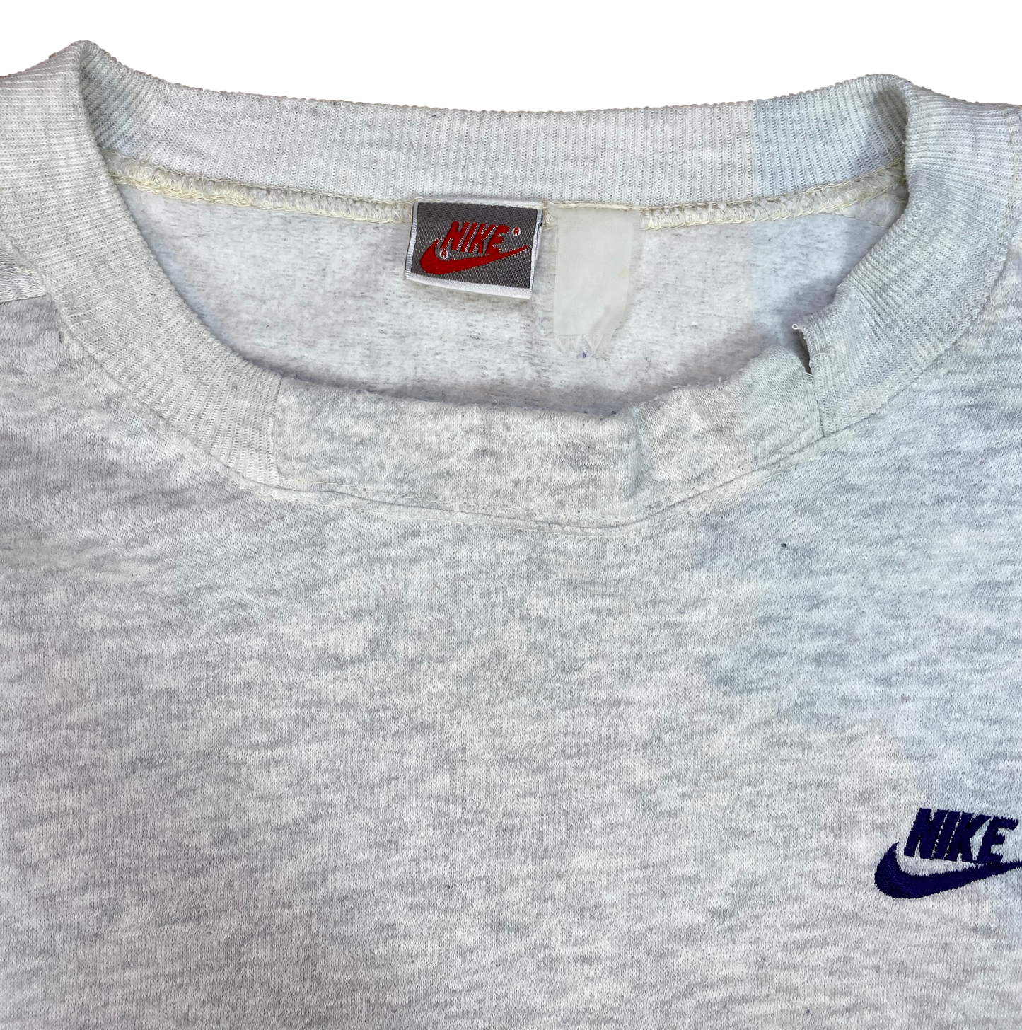 90's Nike Silver Tag Mini Logo Vintage Sweat-Shirt / 4469