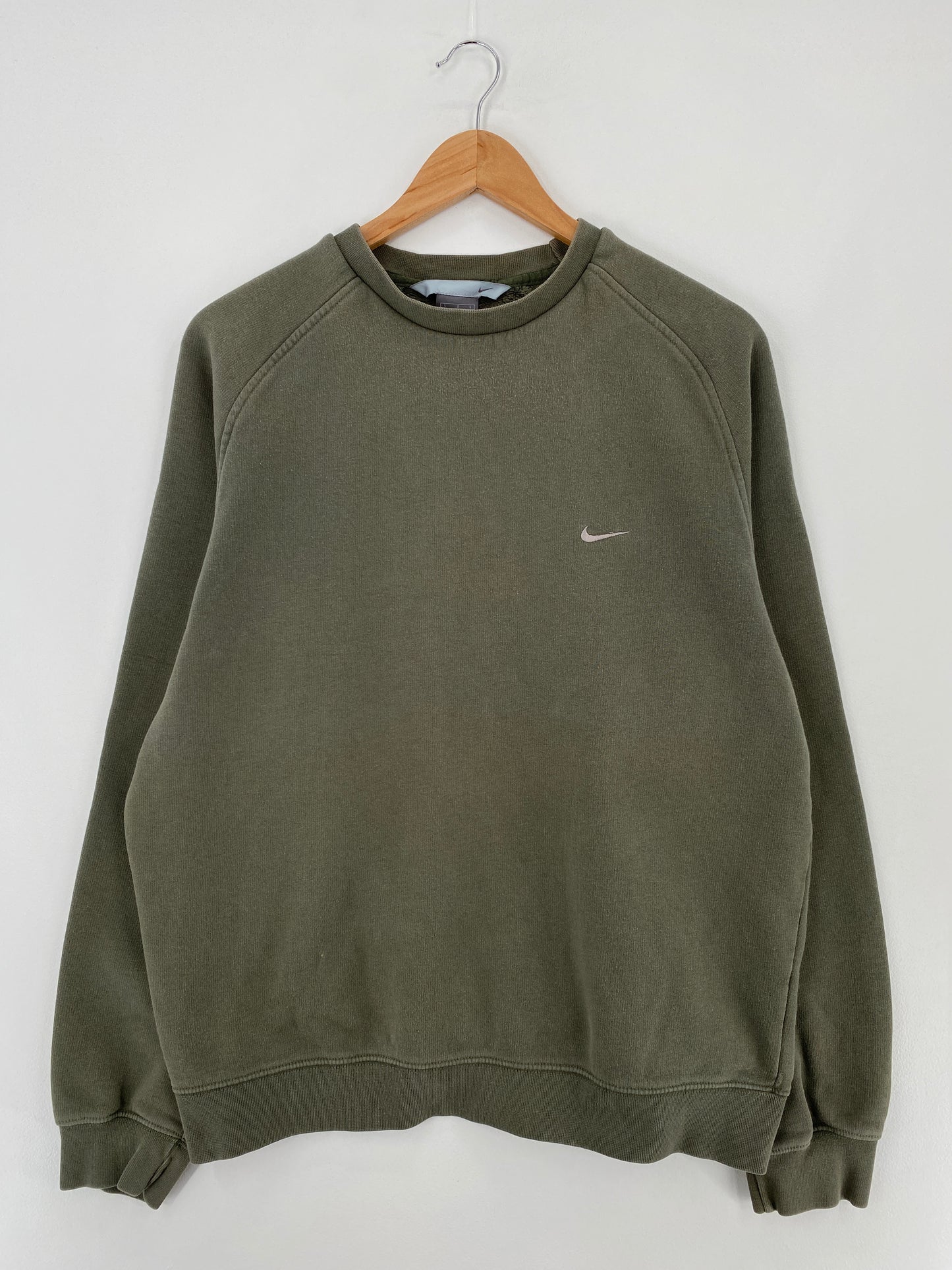 00' NIKE MINI SWOOSH Size L Vintage Sweat-shirt / E404