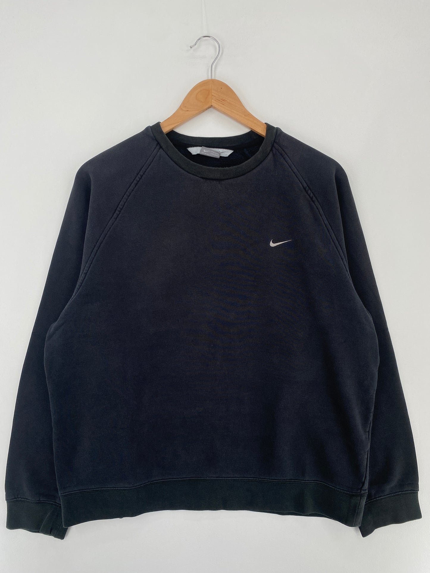 00’ NIKE MINI SWOOSH Size L Vintage Sweat-shirt / E453