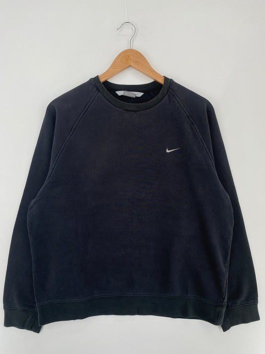 00’ NIKE MINI SWOOSH Size L Vintage Sweat-shirt / E453