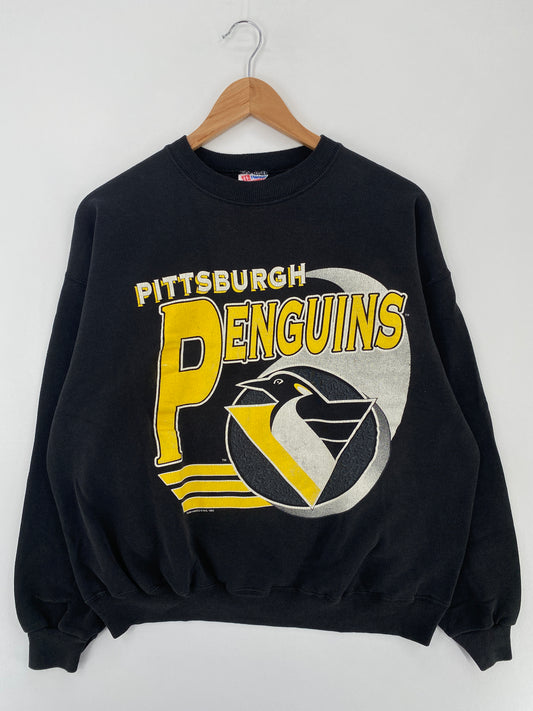 1993 PITTSBURGH PENGUINS Size XL NHL Sweat-Shirt / E483