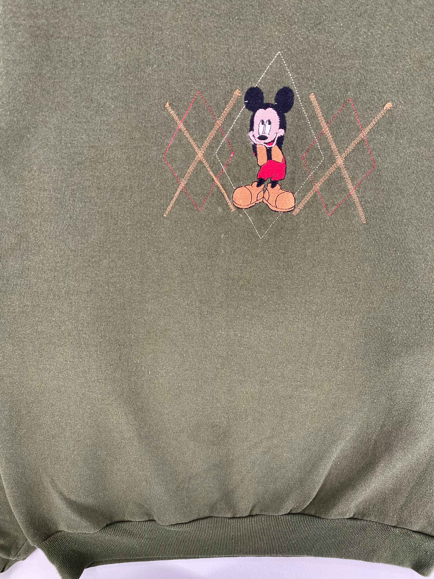 90's DISNEY MICKEY Made in USA Size L Vintage Sweat-Shirt/ A1130