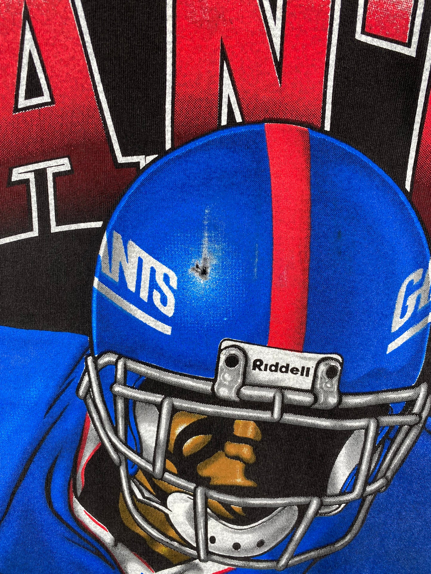 1994 NEW YORK GIANTS Made in USA Size XL Vintage NFL T-shirt / A1131