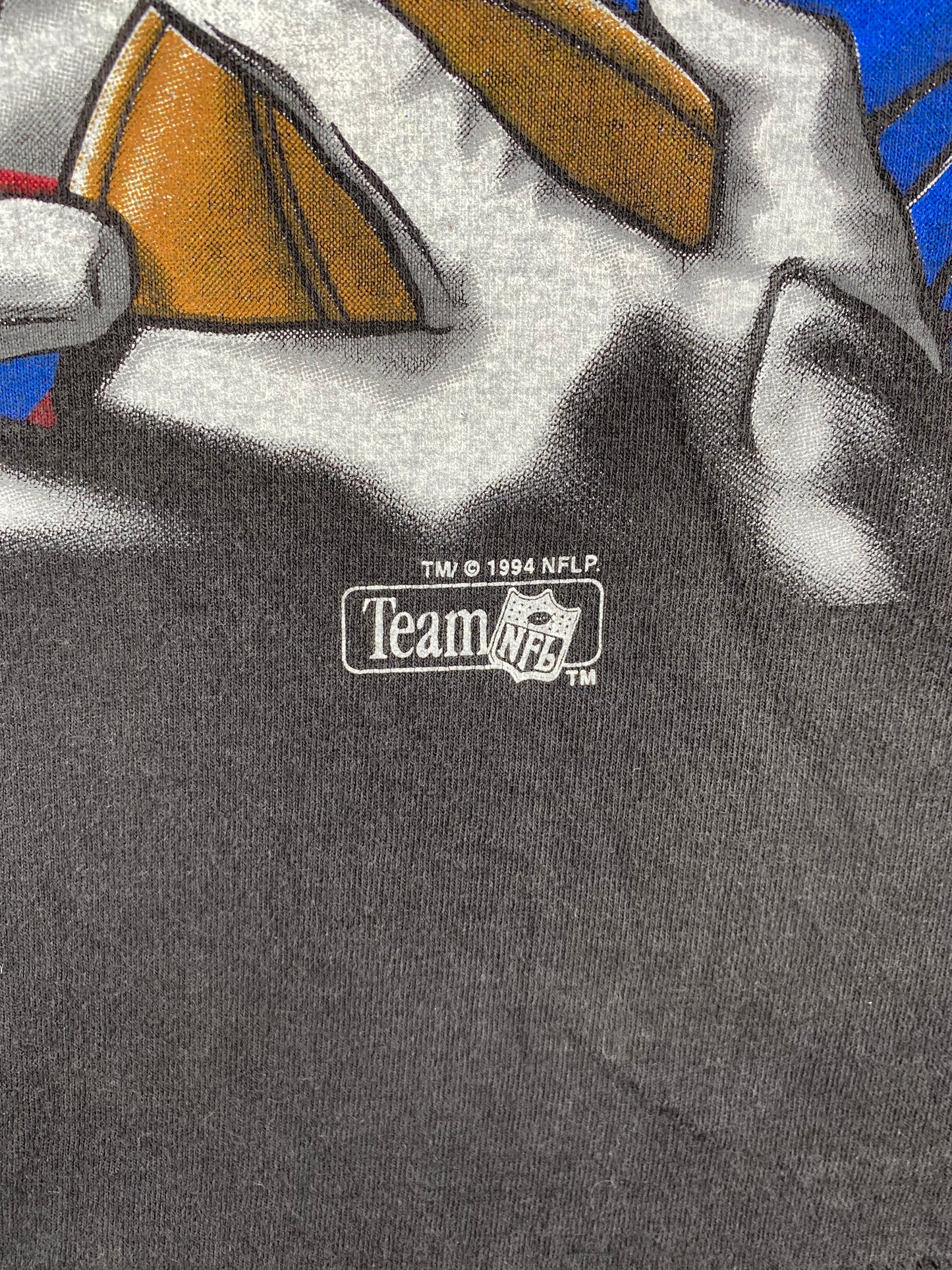 1994 NEW YORK GIANTS Made in USA Size XL Vintage NFL T-shirt / A1131