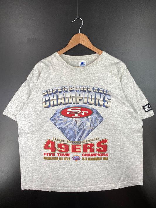 1994 STARTER x SAN FRANCISCO 49ERS Made in USA Size XL Vintage NFL T-shirt / A1133